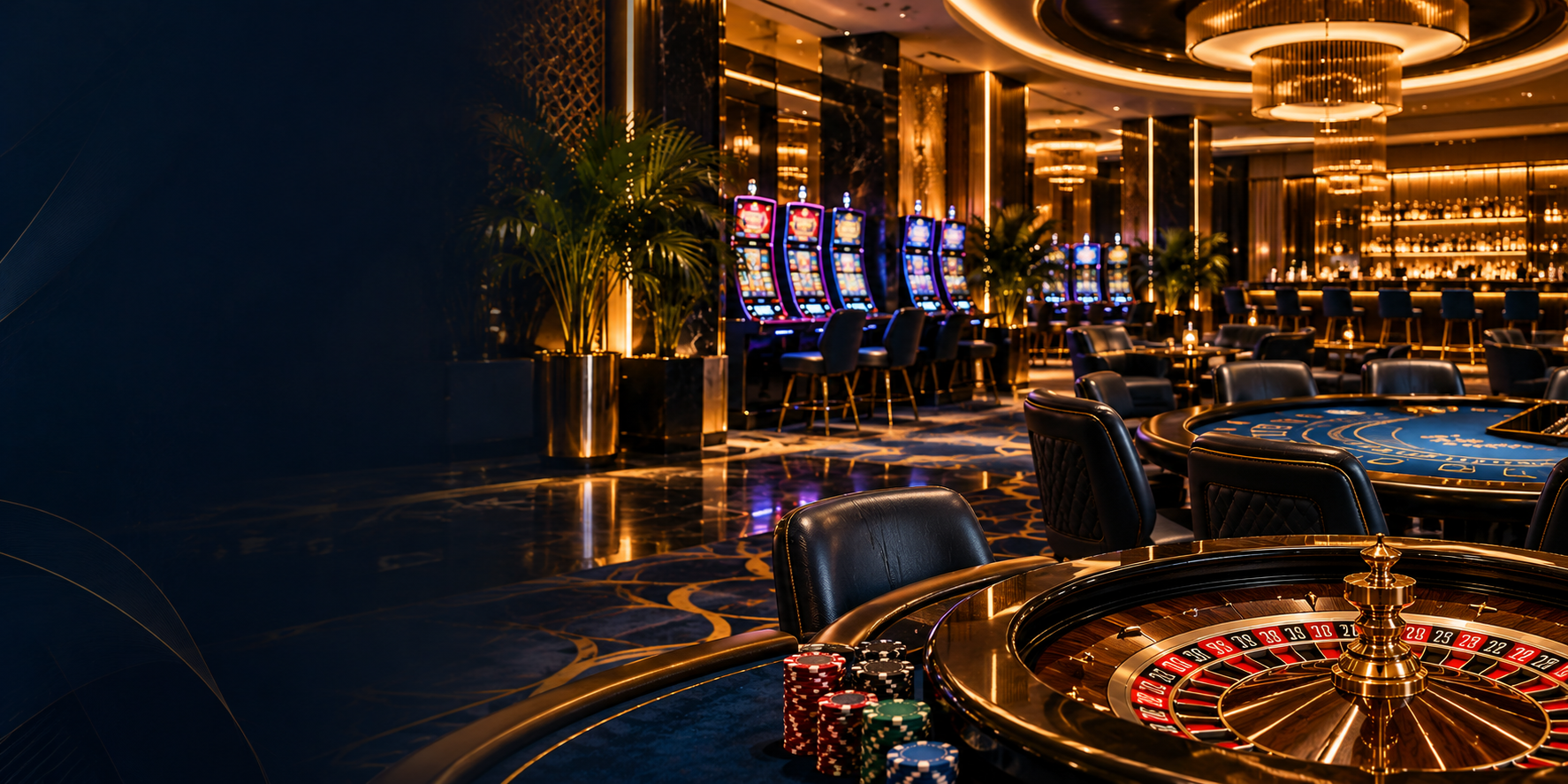Luxury casino interior